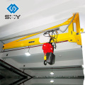 Gute Qualität Floor Pillar 5t Jib Crane mit elektrischen Hoist